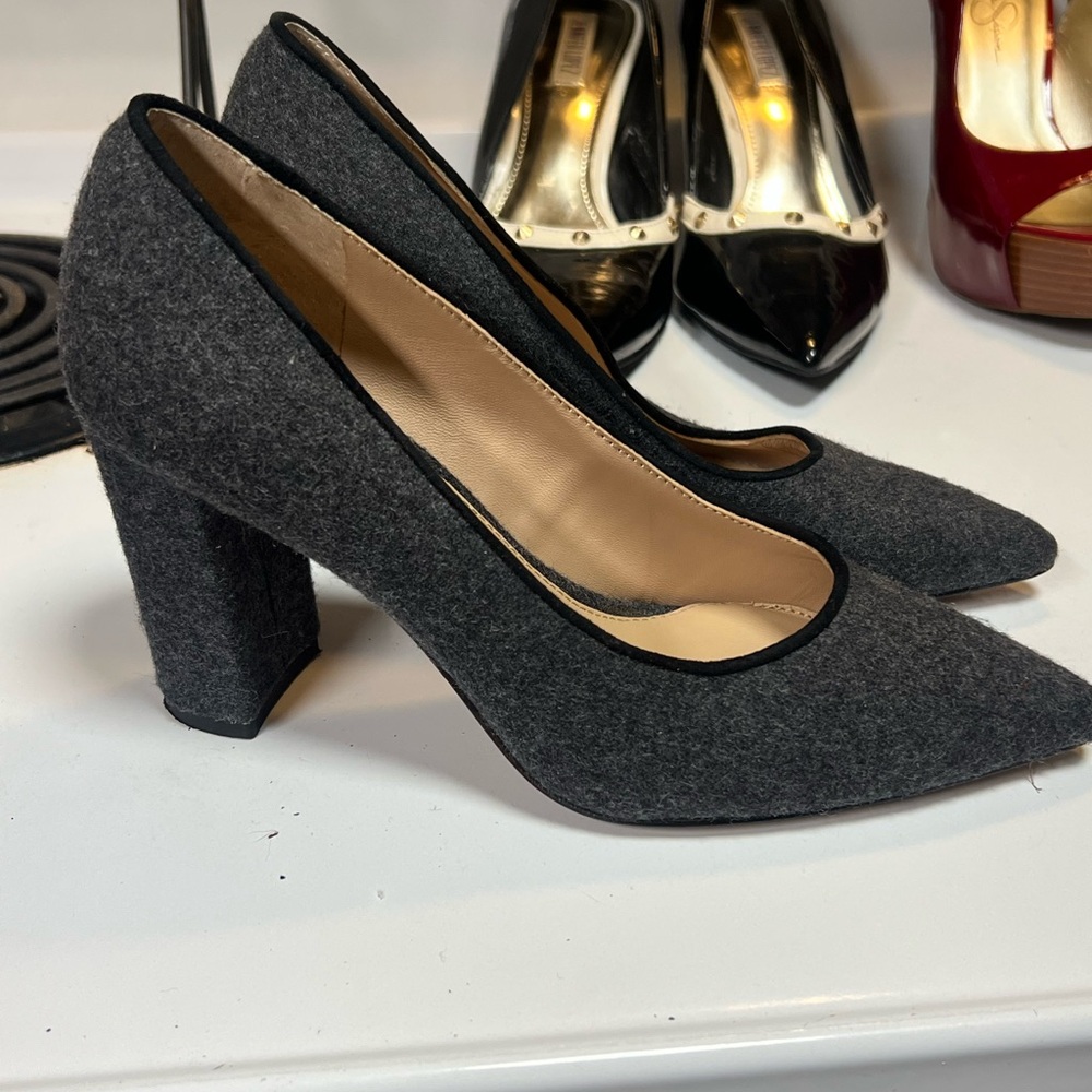 ANTONIO MELANI Charcoal Gray Heels